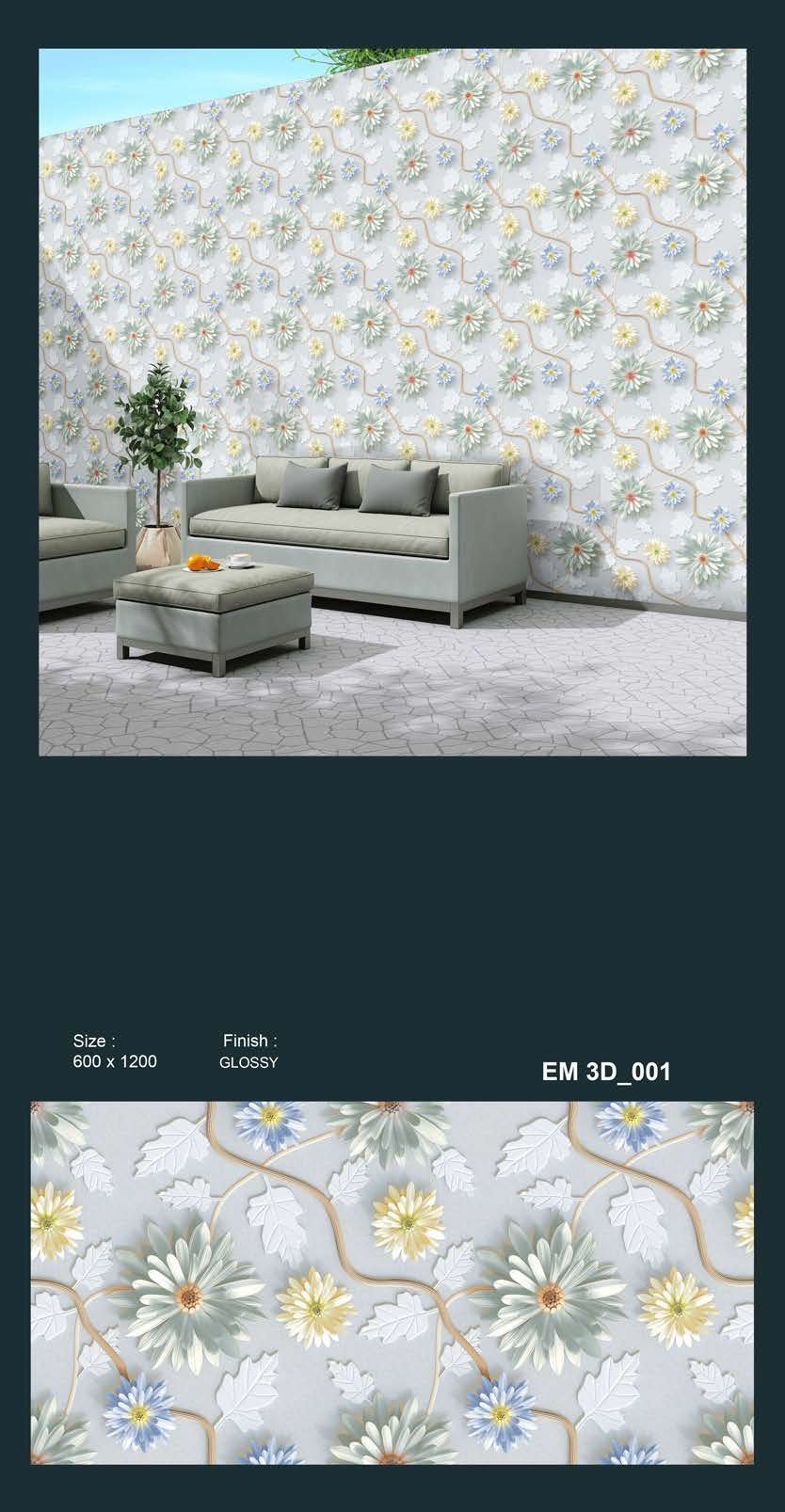 600x1200mm Vitrified Floor Tiles: The Modern 1:2 Proportion Transforming Contemporary Homes