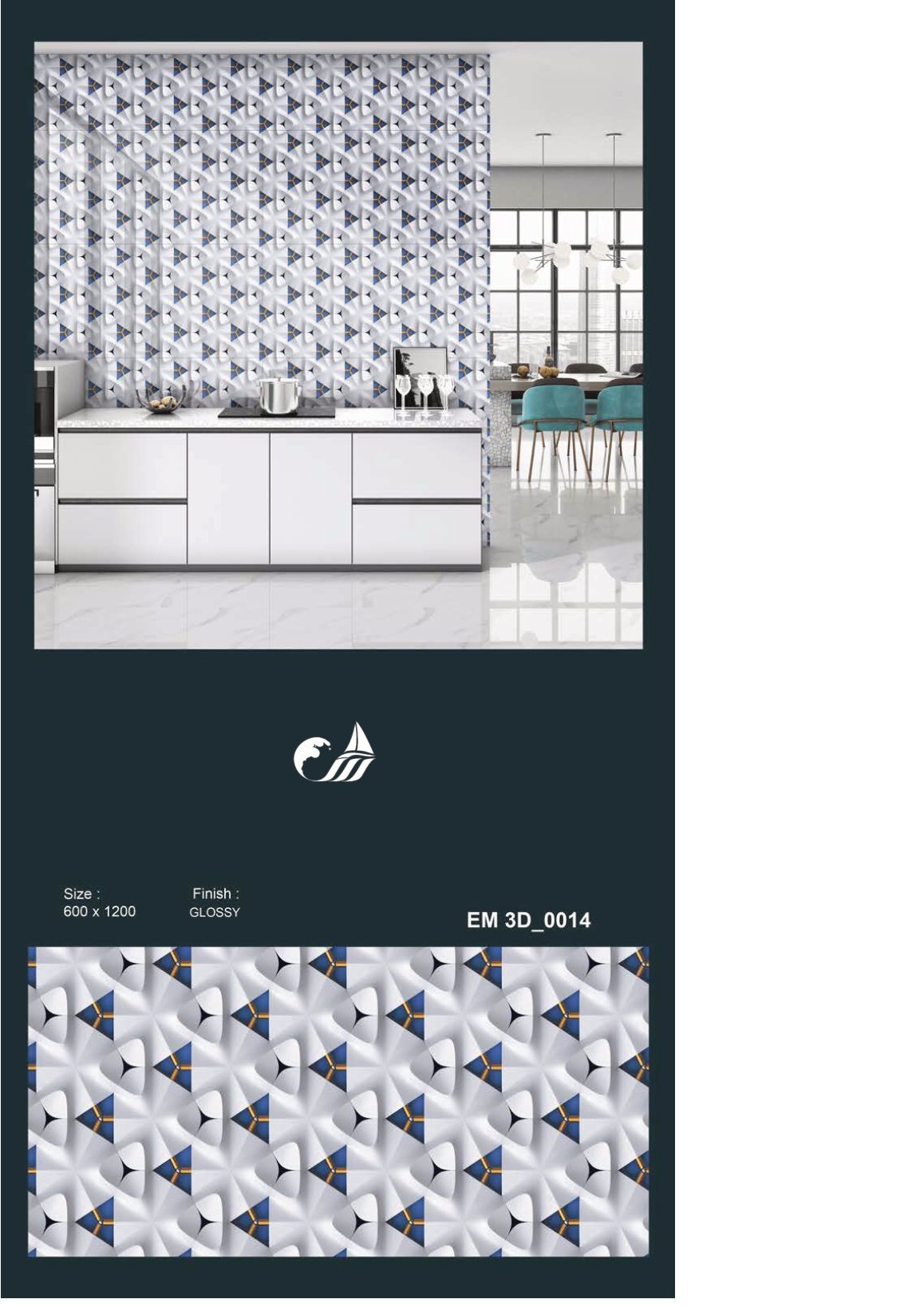 1/3 Offset (33% Stagger) Layouts: TCNA Guidelines for Installing Rectangular 600x1200mm Tiles