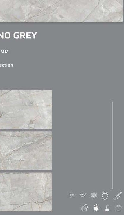 Marino Grey Floor Tile 600x1200
