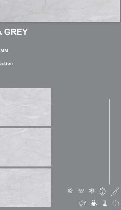 Roma Grey Floor Tile 600x1200