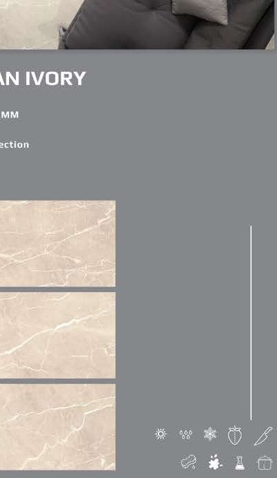 Rowanivory Floor Tile 600x1200
