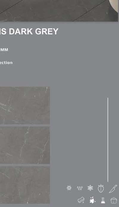 Pulpisdarkgrey Floor Tile 600x1200