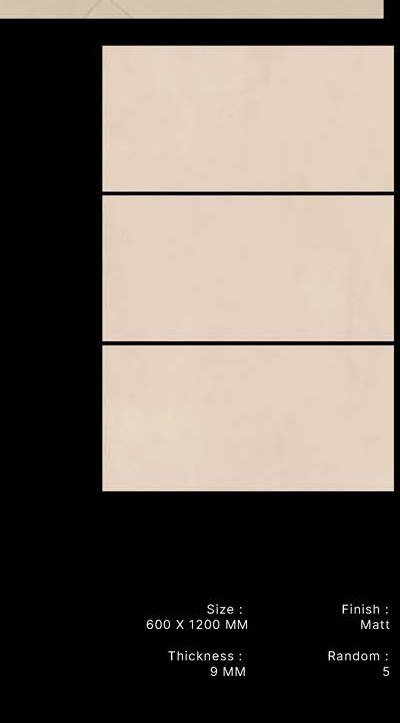 Cementobeige Floor Tile 600x1200