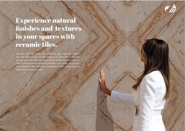 Bookmatched Marble Wall