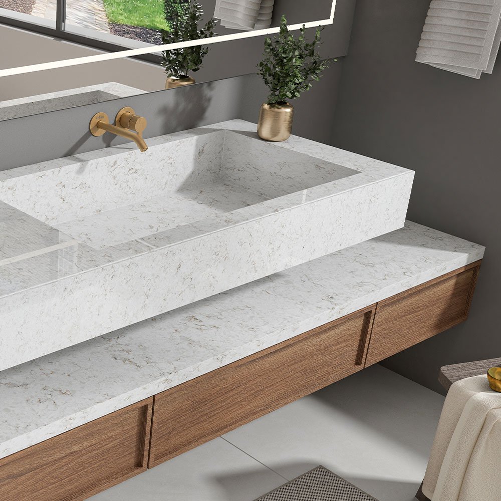 The Rise of Calacatta Imperia: Why Golden Veined Quartz Dominates Luxury Kitchens