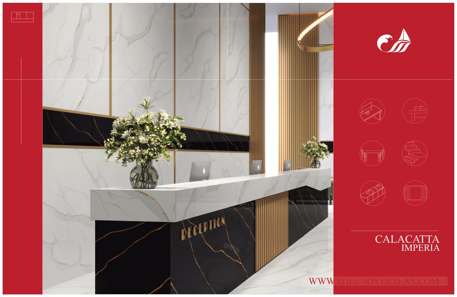 Bookmatched Slabs in Feature Walls: Creating Mirrored Symmetrical Vein Panoramas